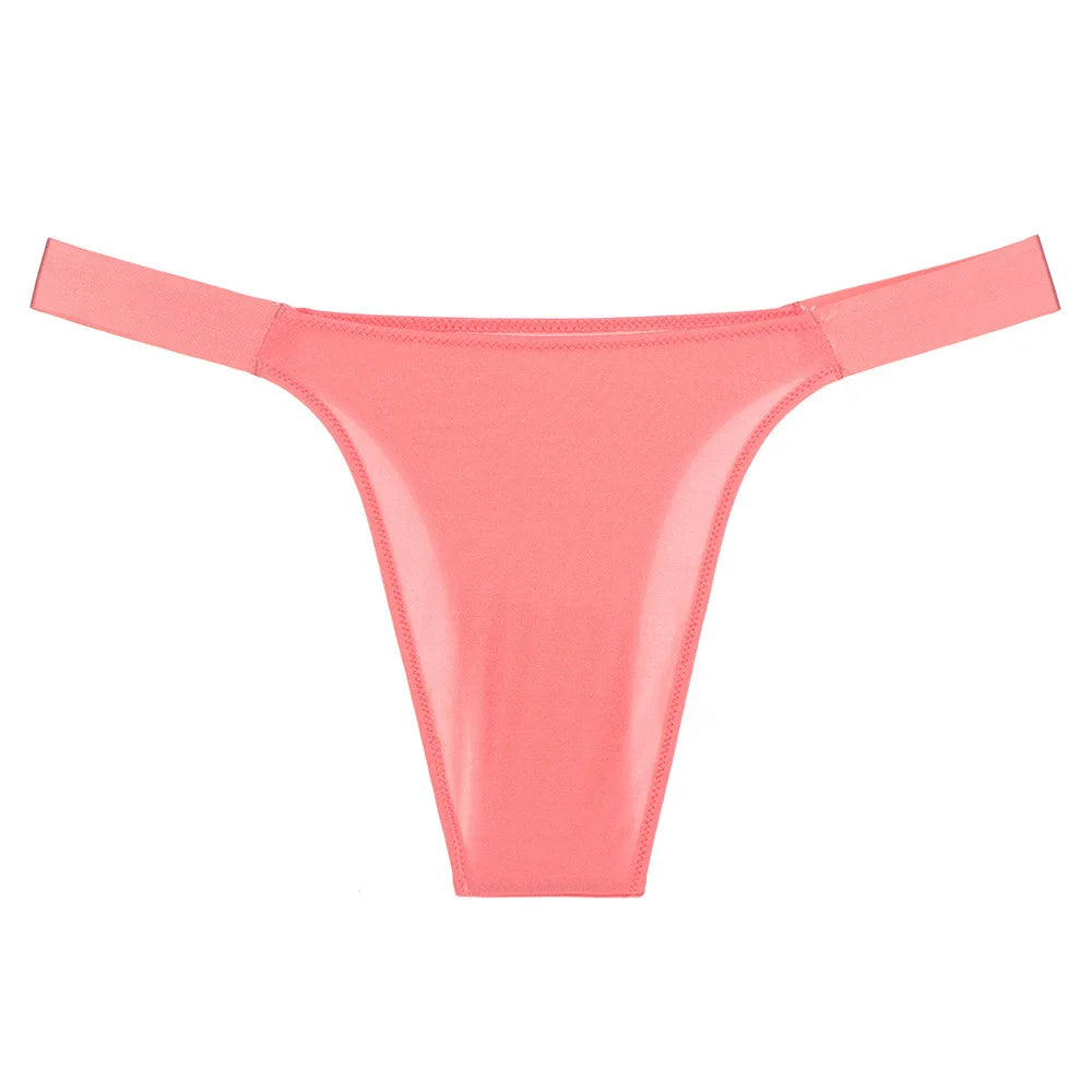 Sports Bikini Fitness Yoga T-pants Ladies Sexy Lingerie Solid Briefs Women Panties Seamless Underwears Low-Rise Femme Lingerie