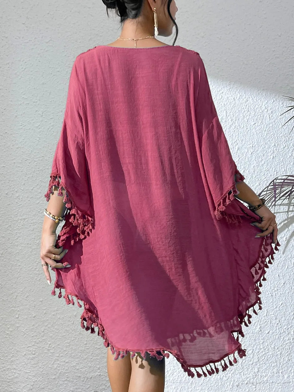 Women's Sexy Swimsuit Cover Up Dress Summer Bathing Suit Beachwear Shirt Cover-ups for Women
