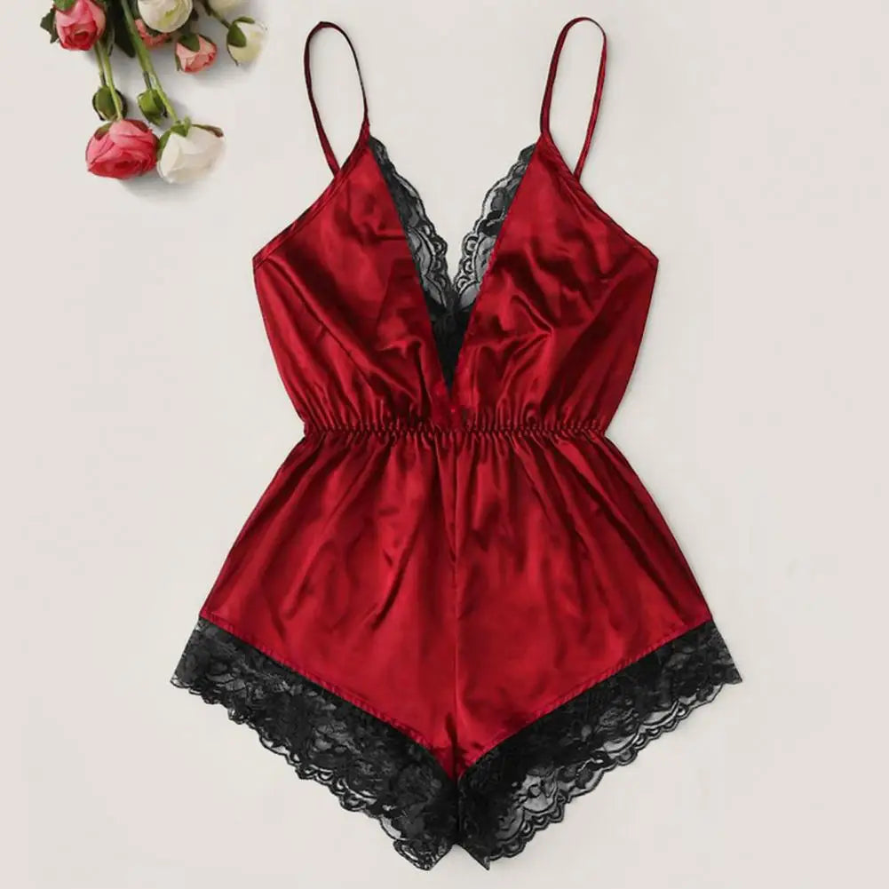 Sexy Lingerie Sleepwear Sling Silky Comfortable Nightwear Womens Silk Satin Sleeveless Robe Kimono Robe Short Bathrobe Pajamas