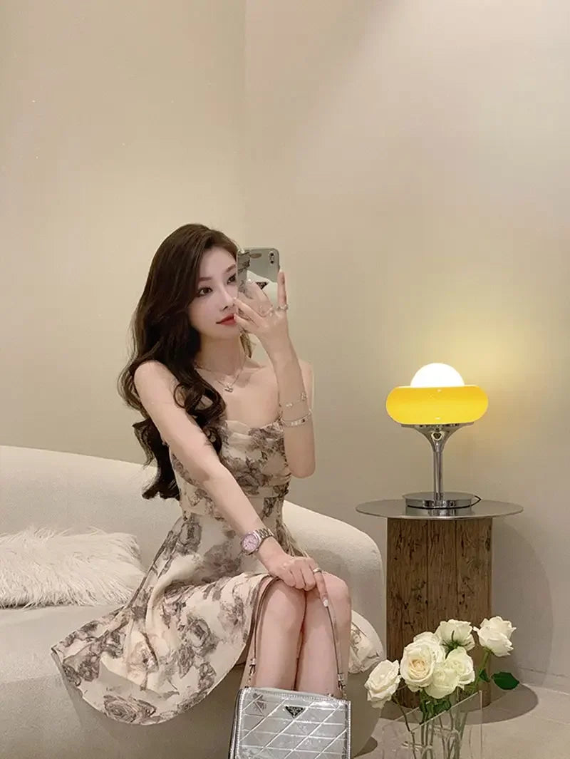 Slip Woman Dress Mini Sundress Off Shoulder Clothes Dresses for Women 2025 Beach Short Promotion Cheap Casual Retro New in X Y2k