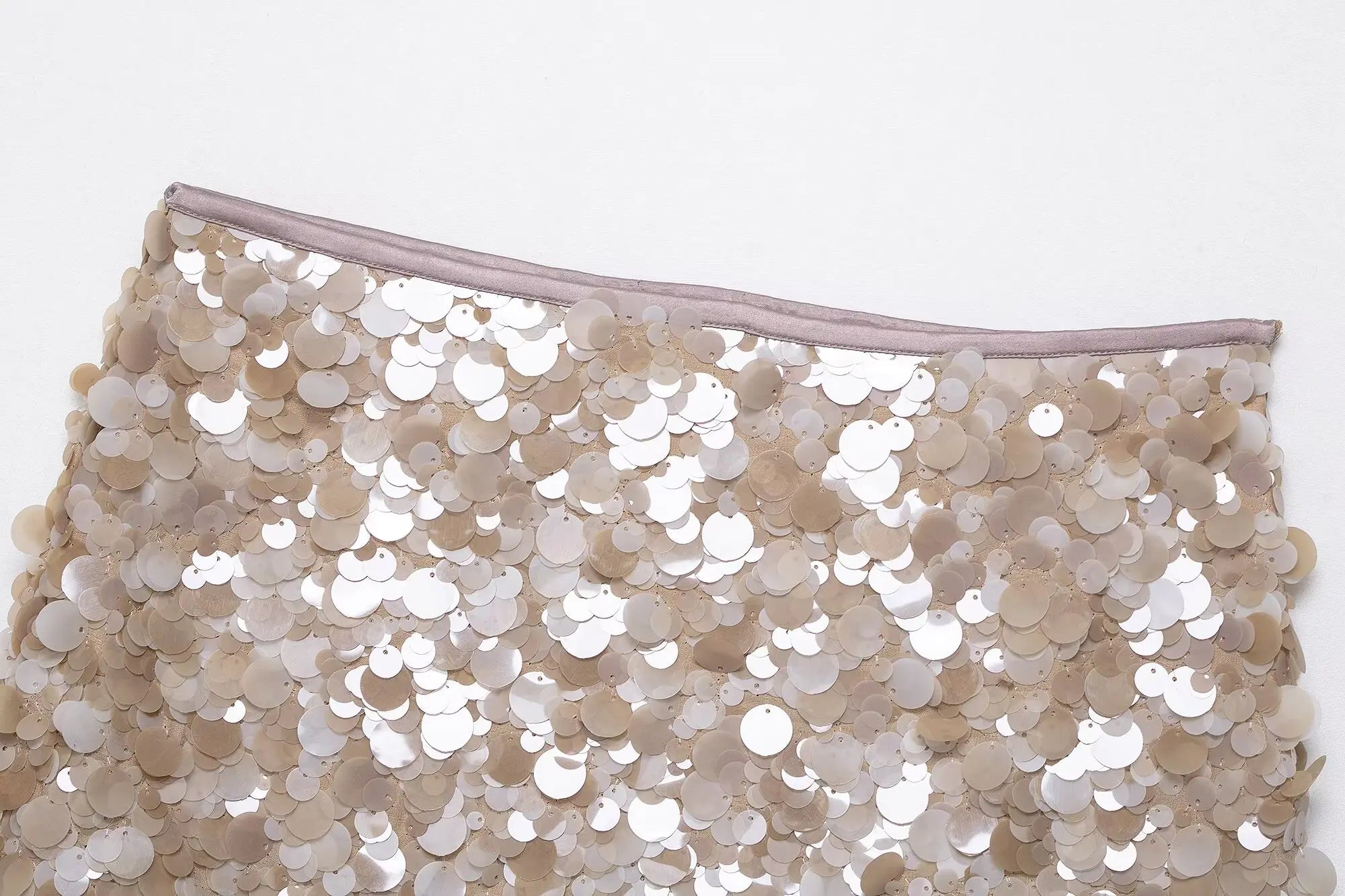 Sexy Woman Sequins Skirt High Waist Versatile Slim Mini Slim Skirts Zipper 2025 Summer Beach Style Women's New Skirt Y2K