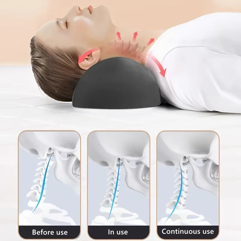 Simple Solid Color Cervical Pillow for Sleep Assistance, Cervical Pillow for Adult Sleep Massage, Cervical Pillow for Protection