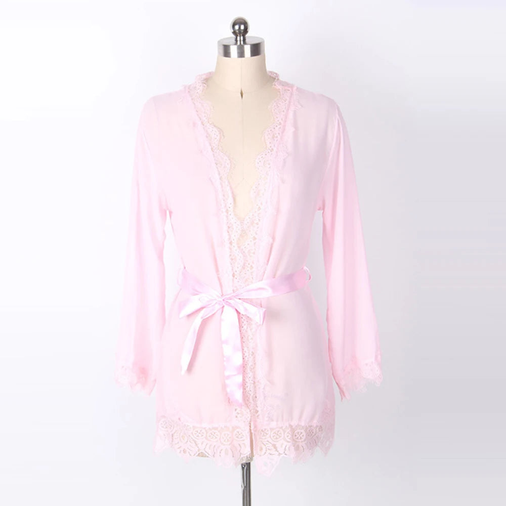 Sexy Lingerie Woman Erotic Pajamas Lace Lingerie Sex Clothes Babydoll Erotic Transparent Dress Black Sexy Lingerie Hot Dress